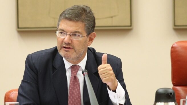 El Gobierno de Rajoy ha concedido casi 900 indultos en seis años El ministro de Justicia, Rafael Catalá, en una comparecencia en el Senado.