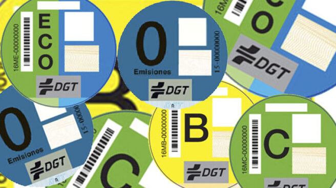 Qué son las etiquetas ambientales de la DGT y cómo hacerse con ellas