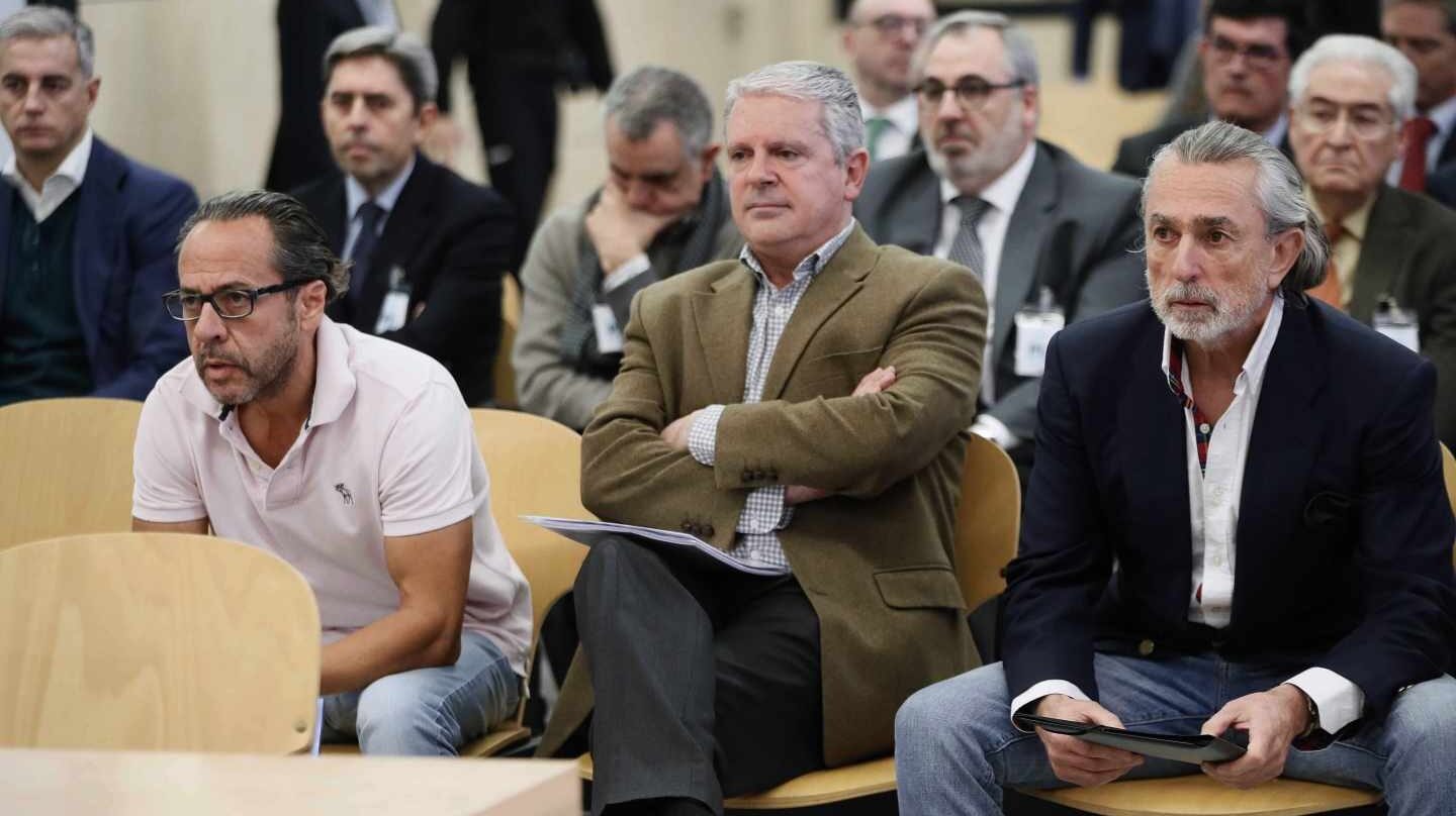 Álvaro Pérez 'El Bigotes', Pablo Crespo y Francisco Correa.