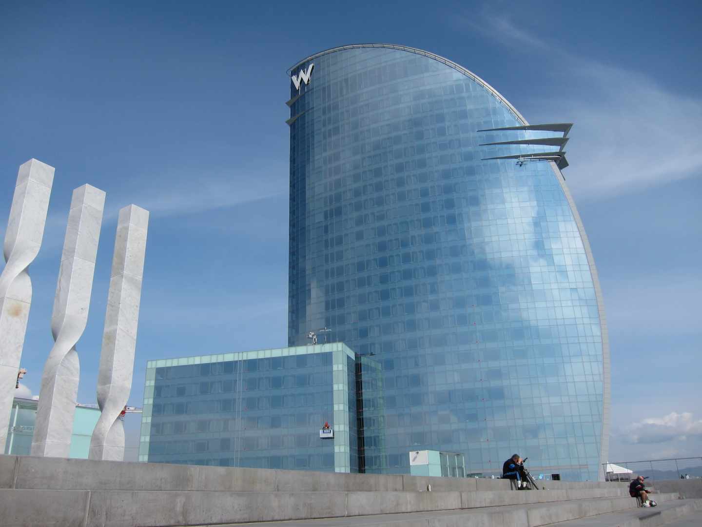 El hotel W de Barcelona.