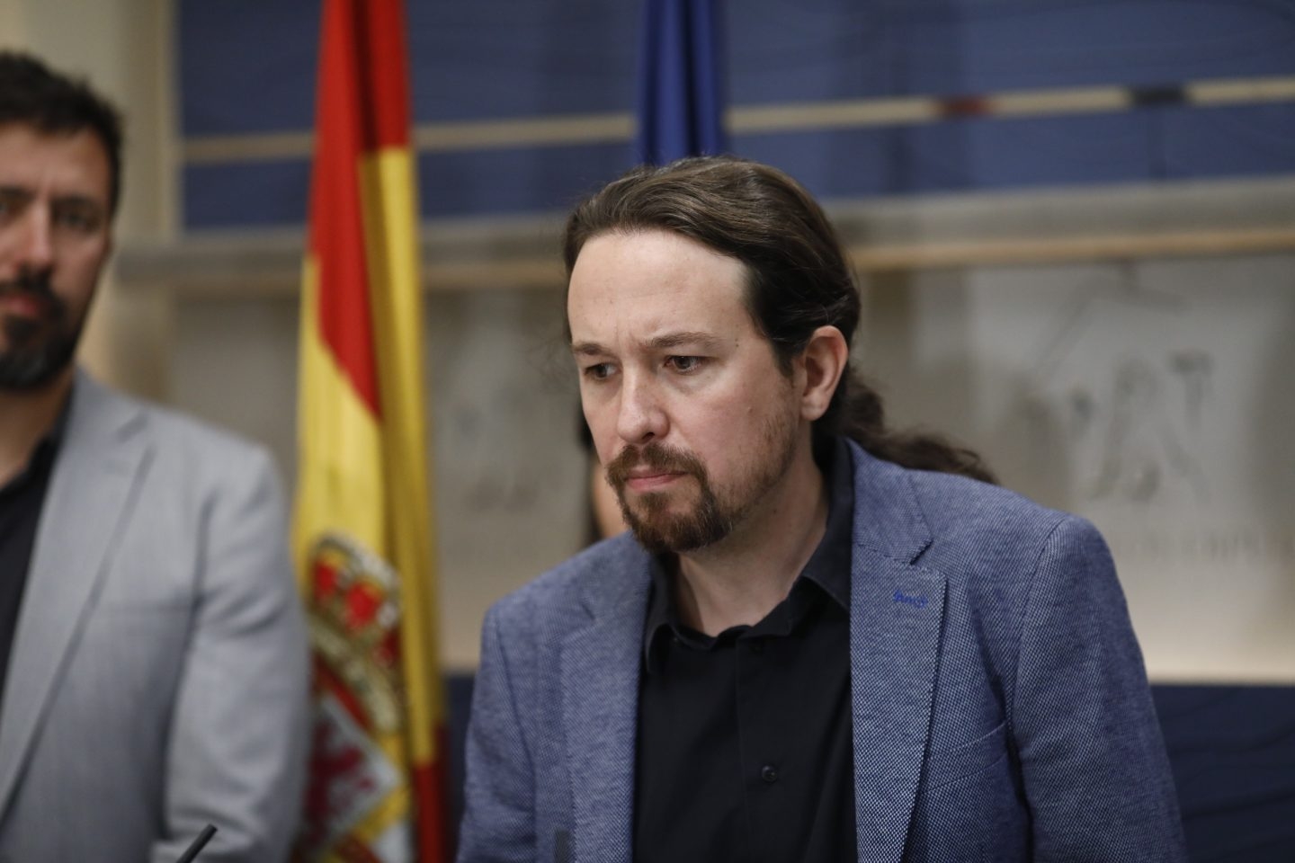 El líder de Podemos, Pablo Iglesias, el pasado noviembre en el Congreso.