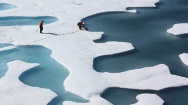 Corrientes de aire subtropical subieron las temperaturas sobre cero en el Ártico en 2015