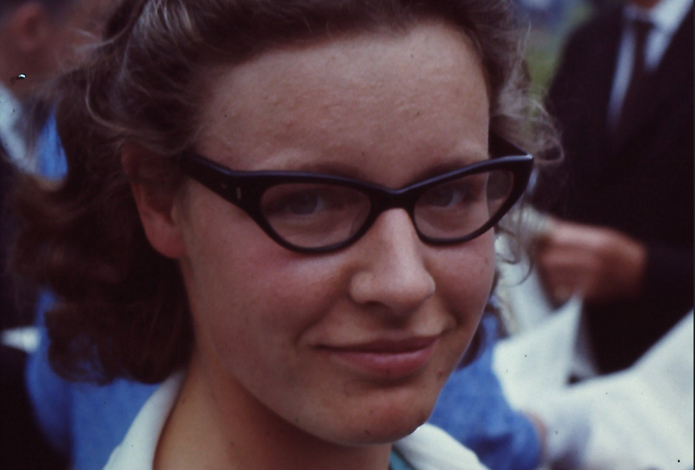 La astrónoma Jocelyn Bell, descubridora de los púlsares, en 1968