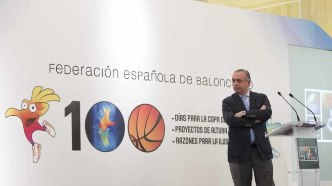 José Luis Sáez, durante un acto promocional de la Copa del Mundo 2014.