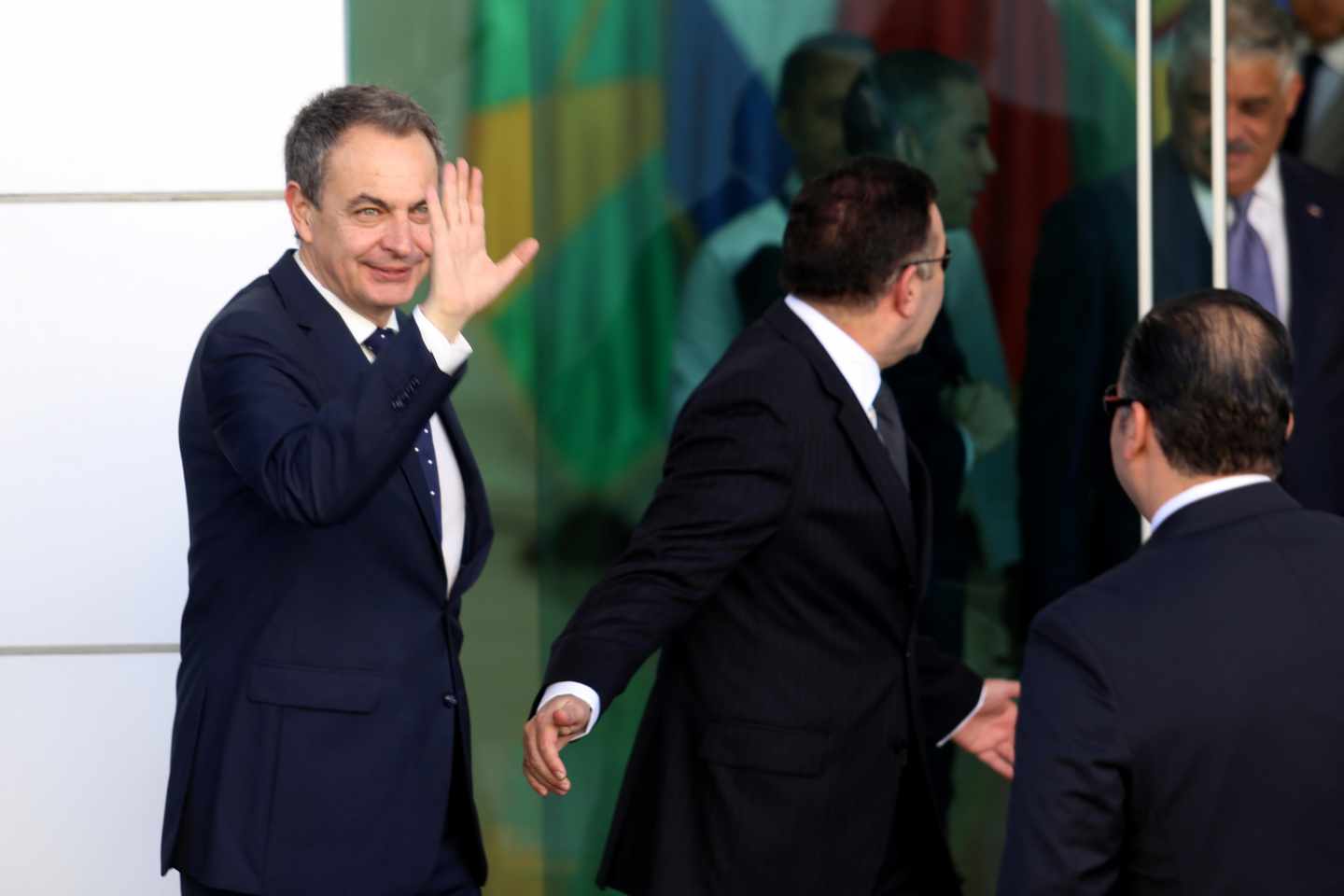 El ex presidente del Gobierno, José Luis Rodríguez Zapatero, en la República Dominicana el pasado 29 de enero.