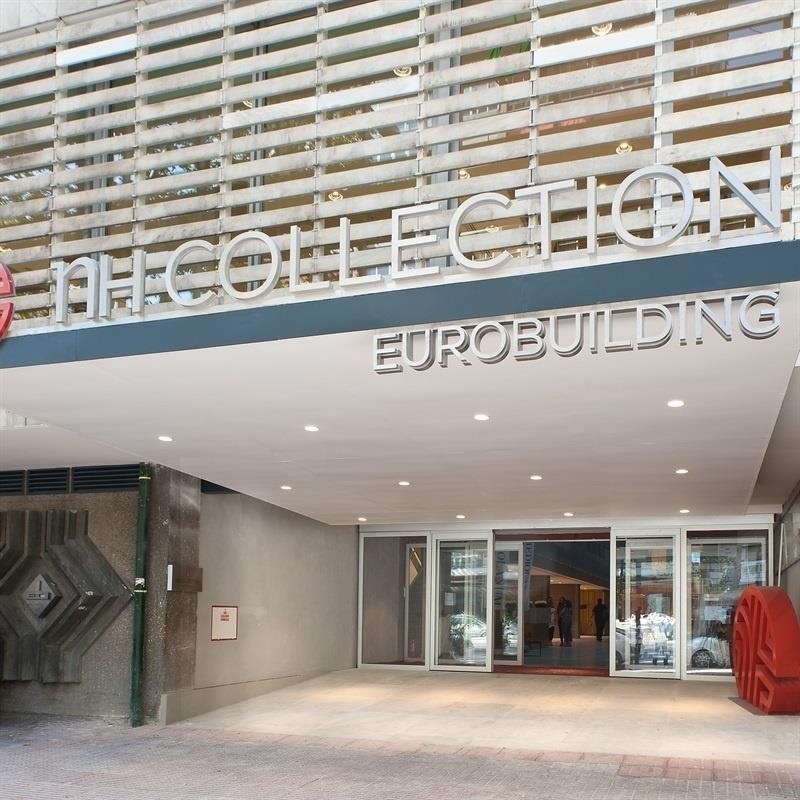 Fachada del NH Collection Eurobuilding, una de los buques insignia de la cadena.