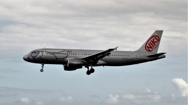 Un avión de la aerolínea Niki.