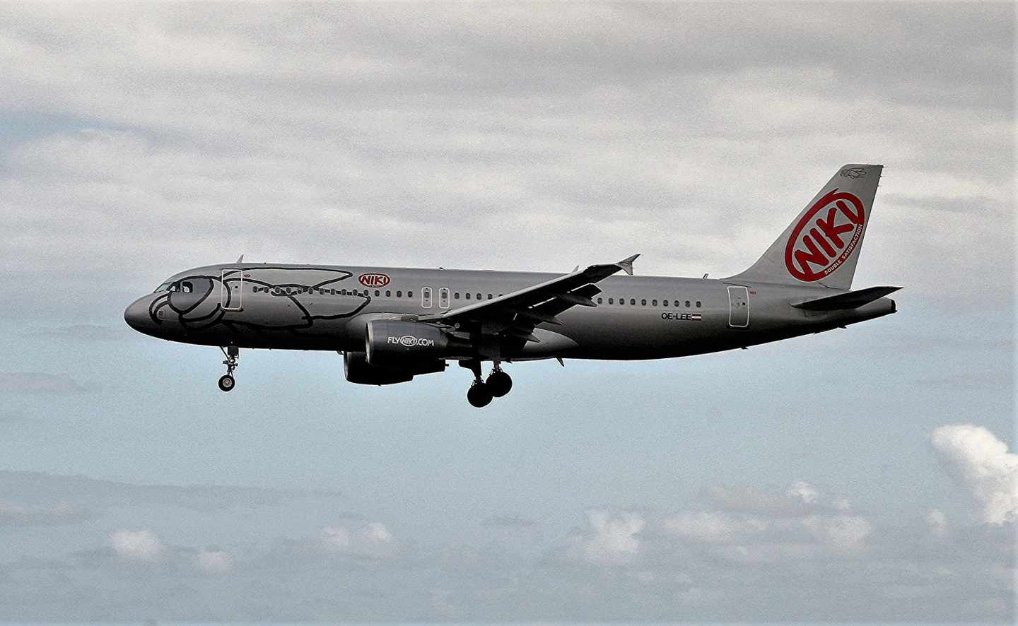 Un avión de la aerolínea Niki.