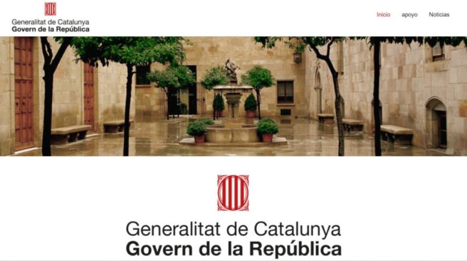 Puigdemont publica la web "Govern de la República" en paralelo a la oficial