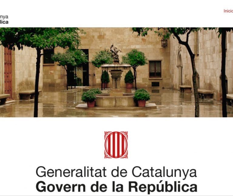Puigdemont publica la web "Govern de la República" en paralelo a la oficial