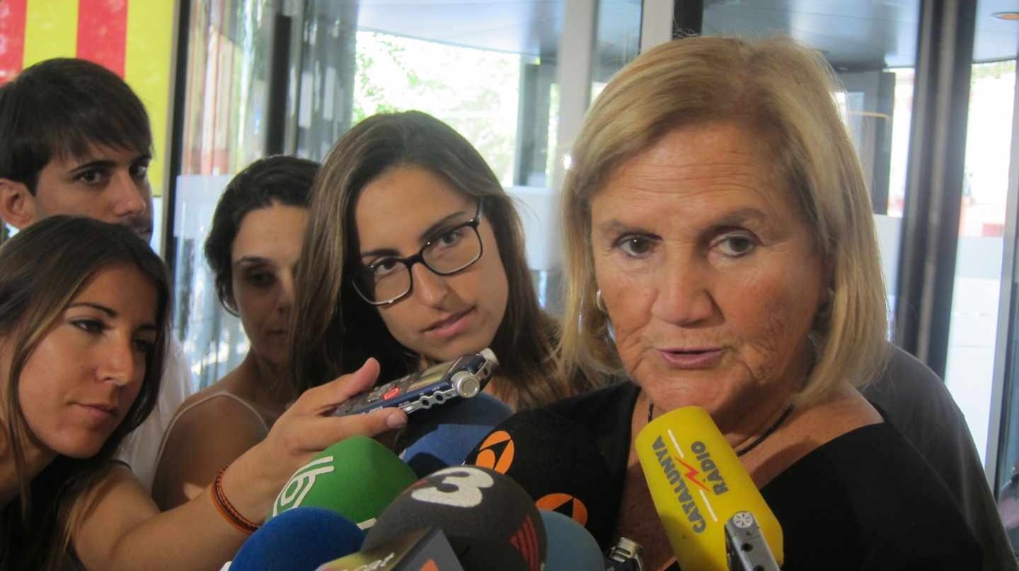 La ex presidenta del Parlament, Núria de Gispert.