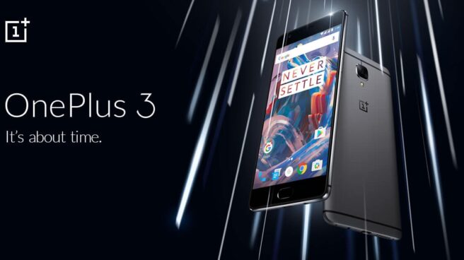 Imagen del One Plus 3, cuando salió a la venta.