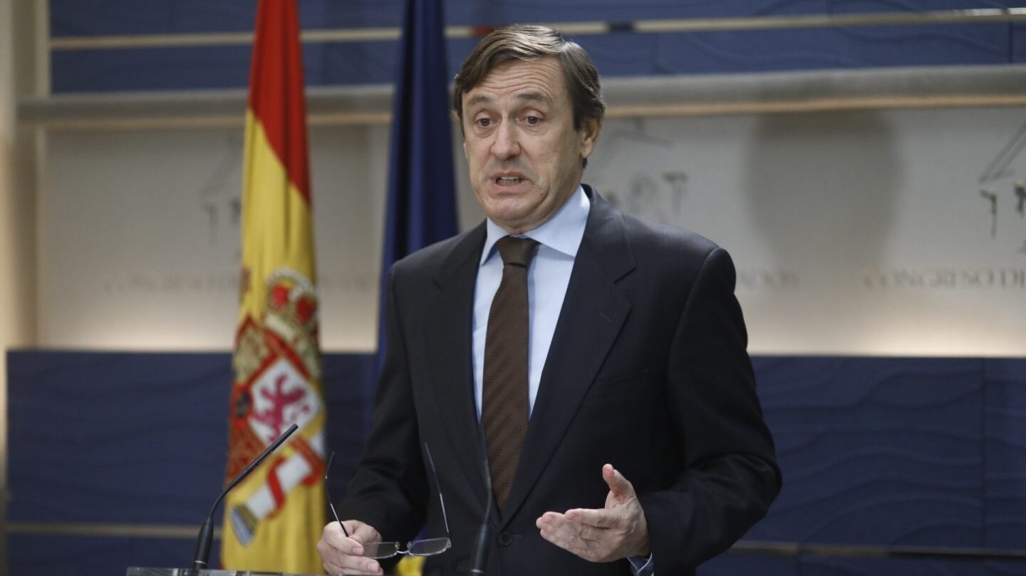 Rafael Hernando, en el Congreso de los Diputados.
