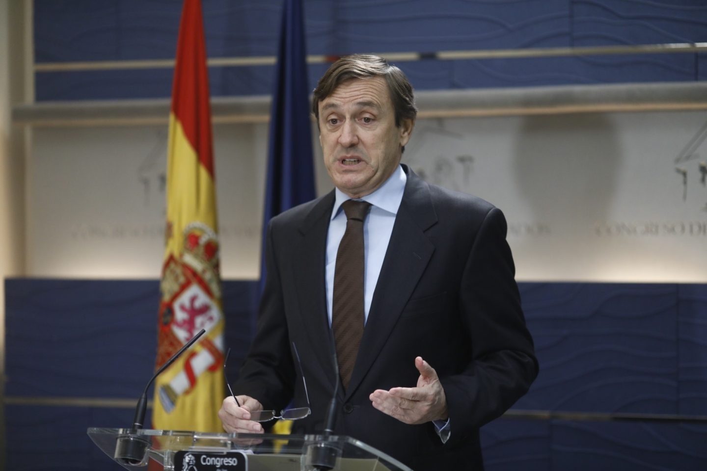 Rafael Hernando, en el Congreso de los Diputados.