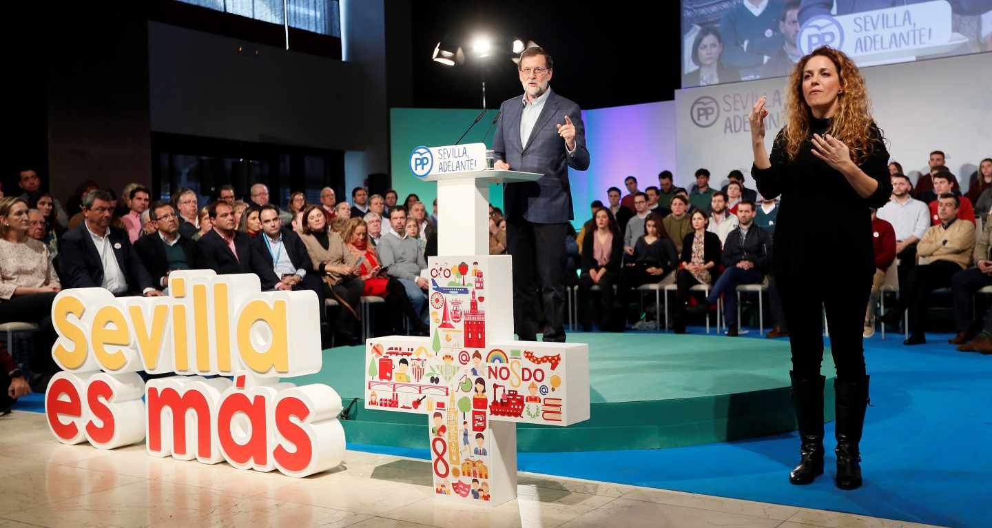 Mariano Rajoy, durante su intervención.