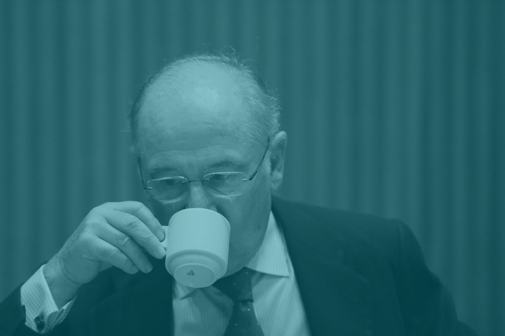 Rodrigo Rato, en su comparecencia en el Congreso.