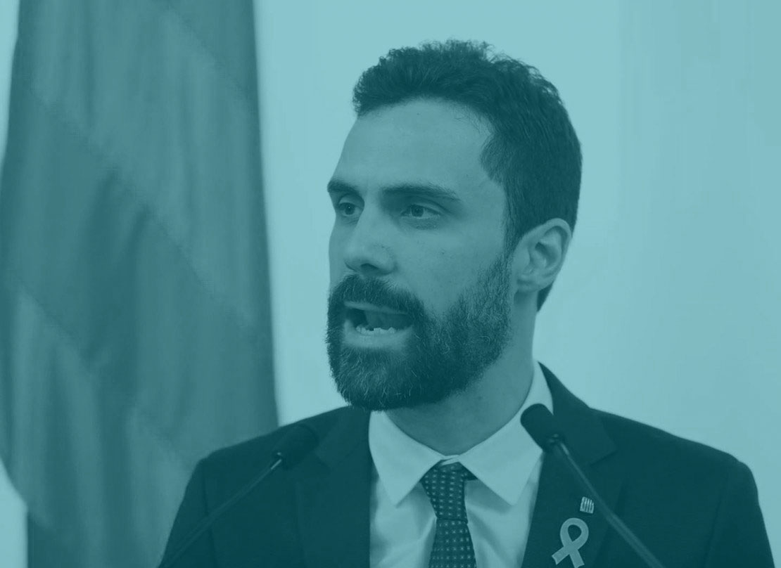 Roger Torrent, presidente del Parlament de Cataluña.