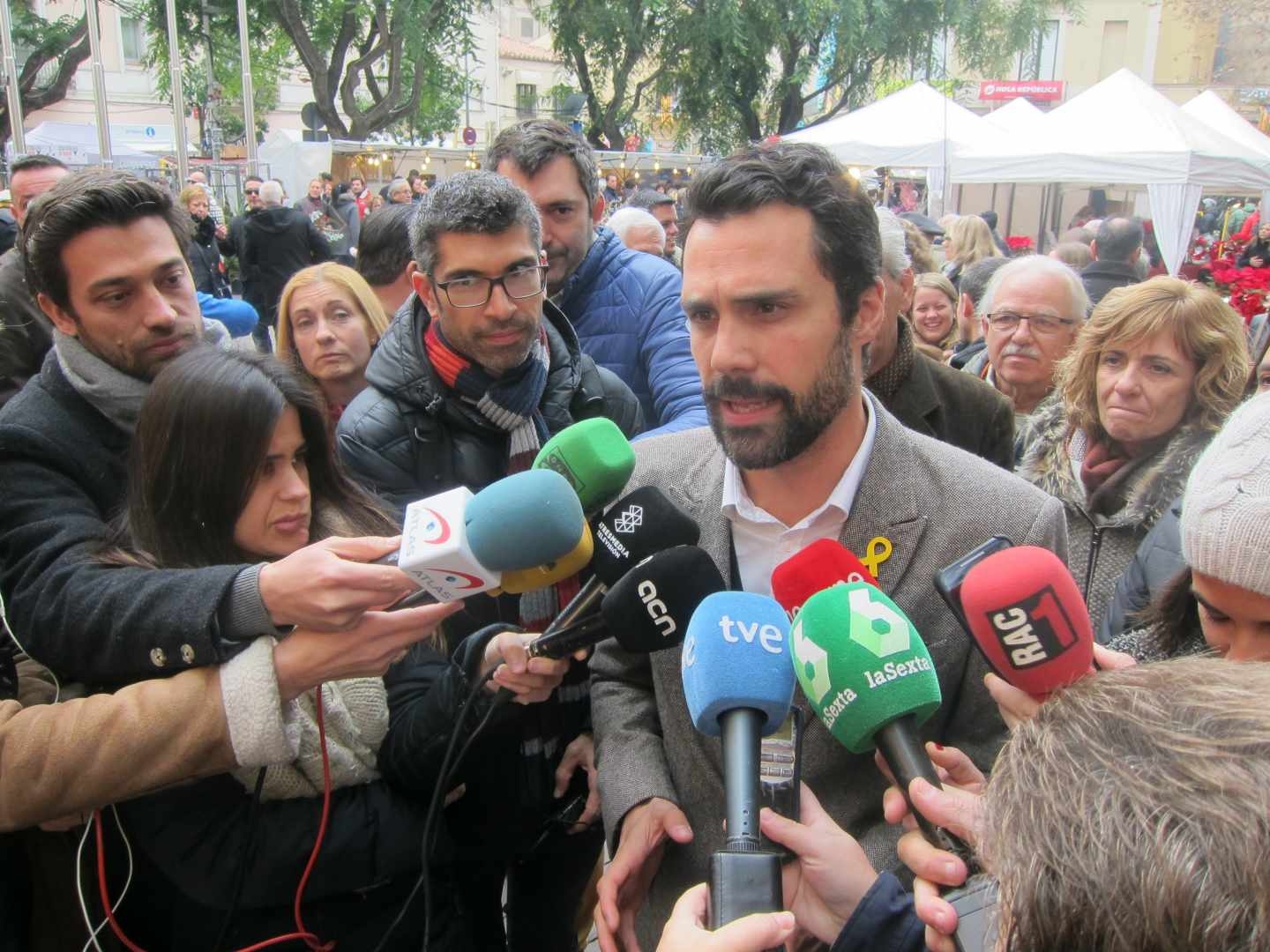 Roger Torrent, candidato de ERC a presidir el Parlament.