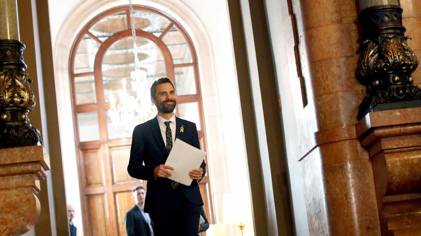 El nuevo presidente del Parlament, Roger Torrent.
