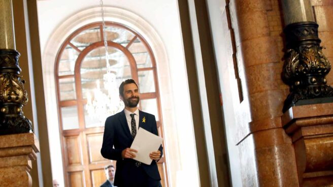 El nuevo presidente del Parlament, Roger Torrent.