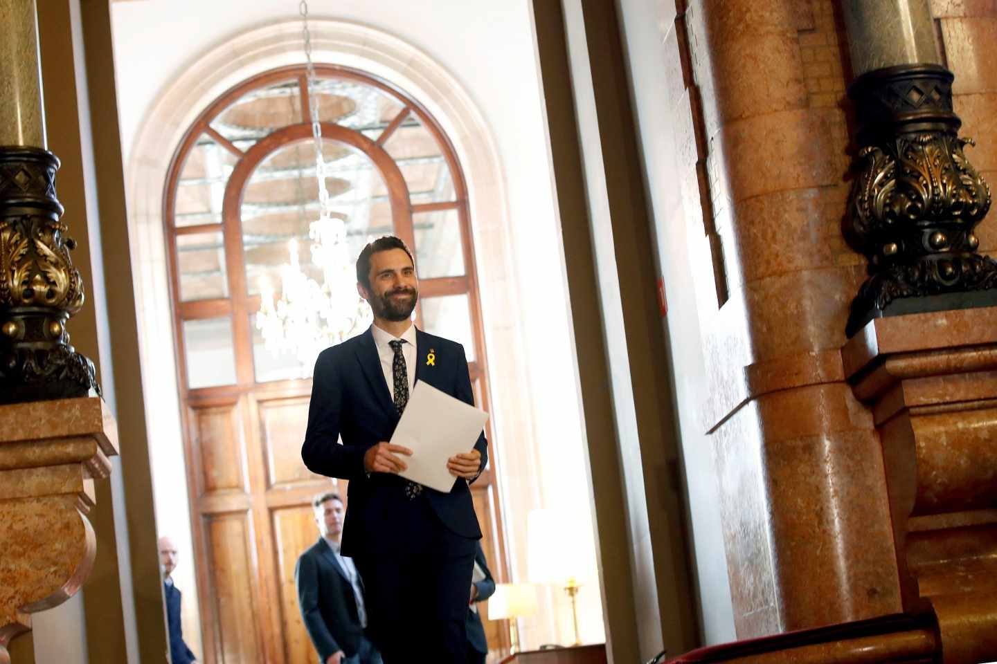 El nuevo presidente del Parlament, Roger Torrent.