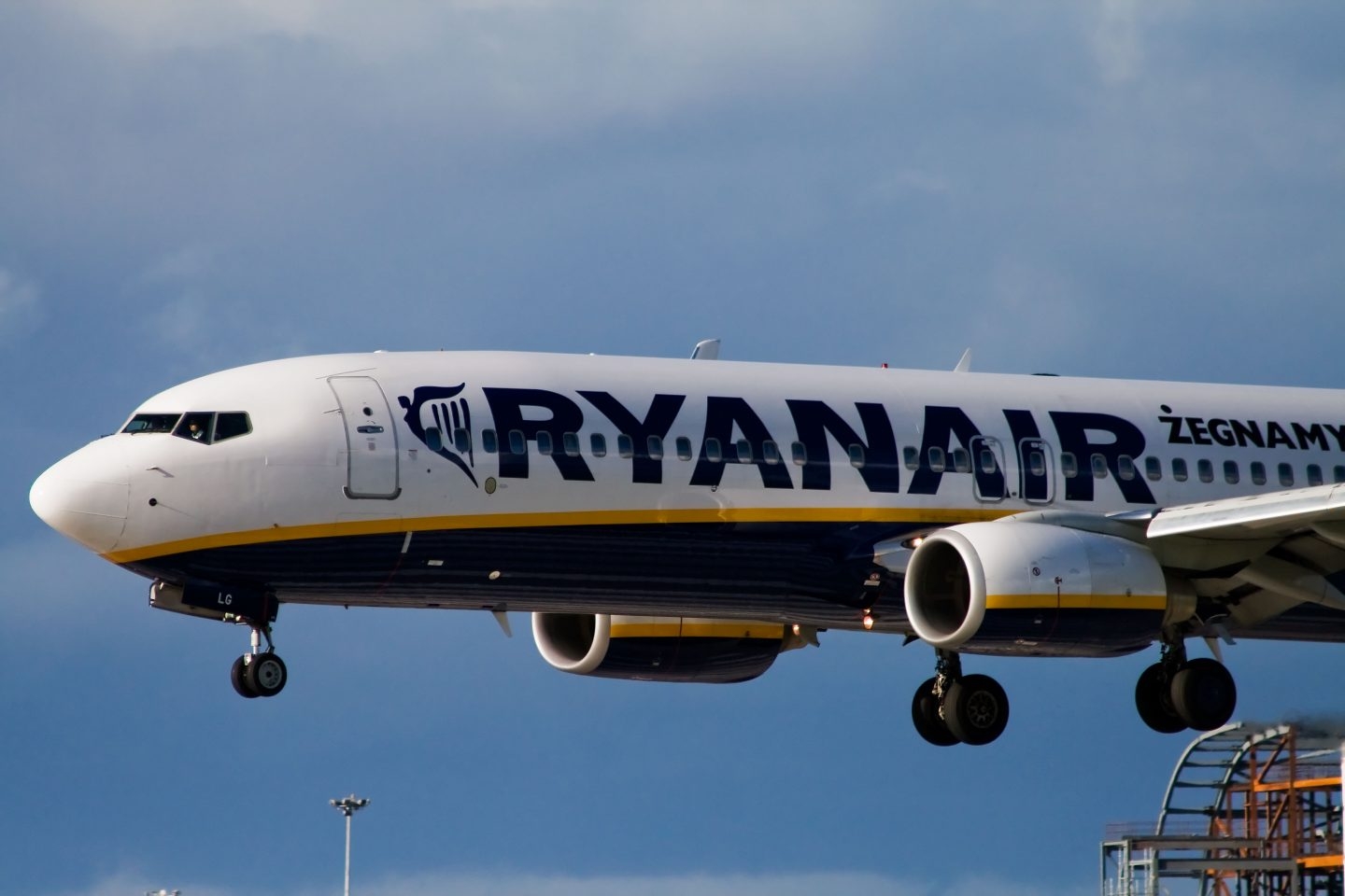 Un avión de la aerolínea de bajo coste Ryanair.