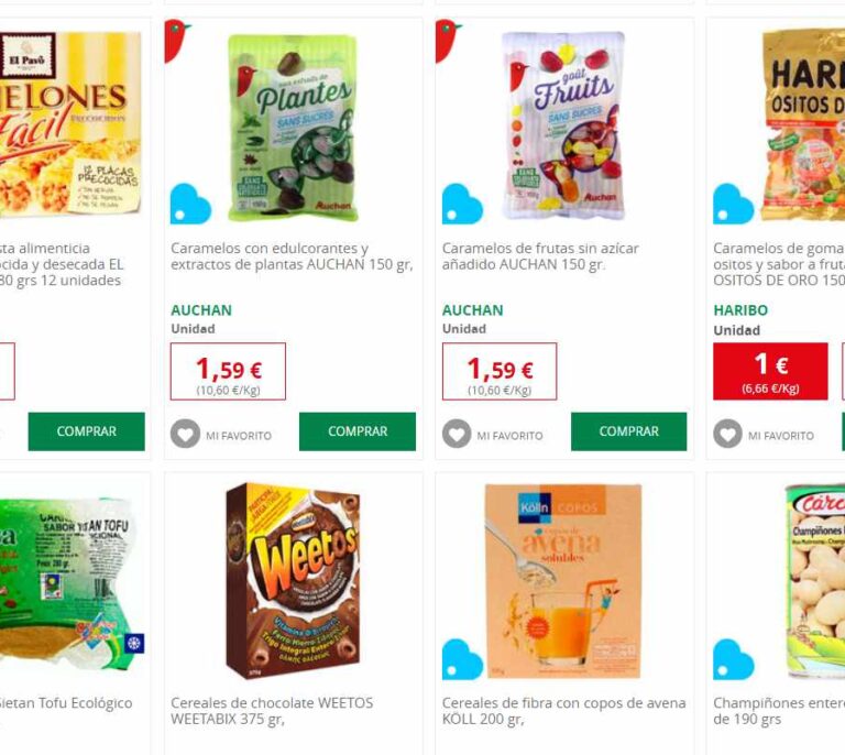 Chuches, bebidas energéticas o chocolate: la selección de Alcampo para "comer mejor"