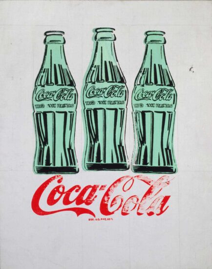 Tres botellas de coca cola 1962