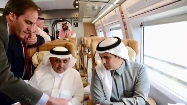 video-promocional-ave-meca Captura del vídeo promocional del AVE a La Meca lanzado por el Gobierno saudí a finales de septiembre.