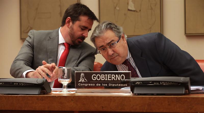 Juan Ignacio, durante su comparecencia en la comisión de Interior del Congreso este jueves.