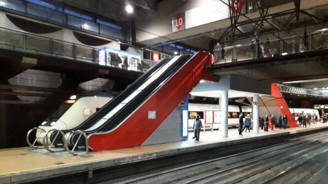 Estación de Atocha, a mediados de enero de este año. Estación de Atocha, a mediados de enero de este año.