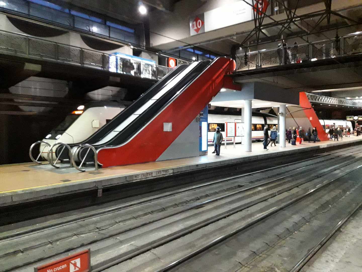 Estación de Atocha, a mediados de enero de este año.