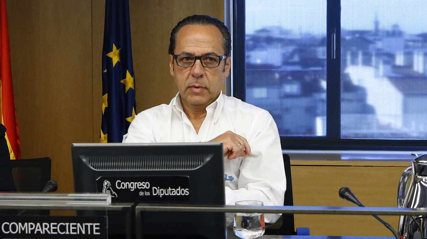 Álvaro Pérez ,'El Bigotes', en el Congreso de los Diputados.