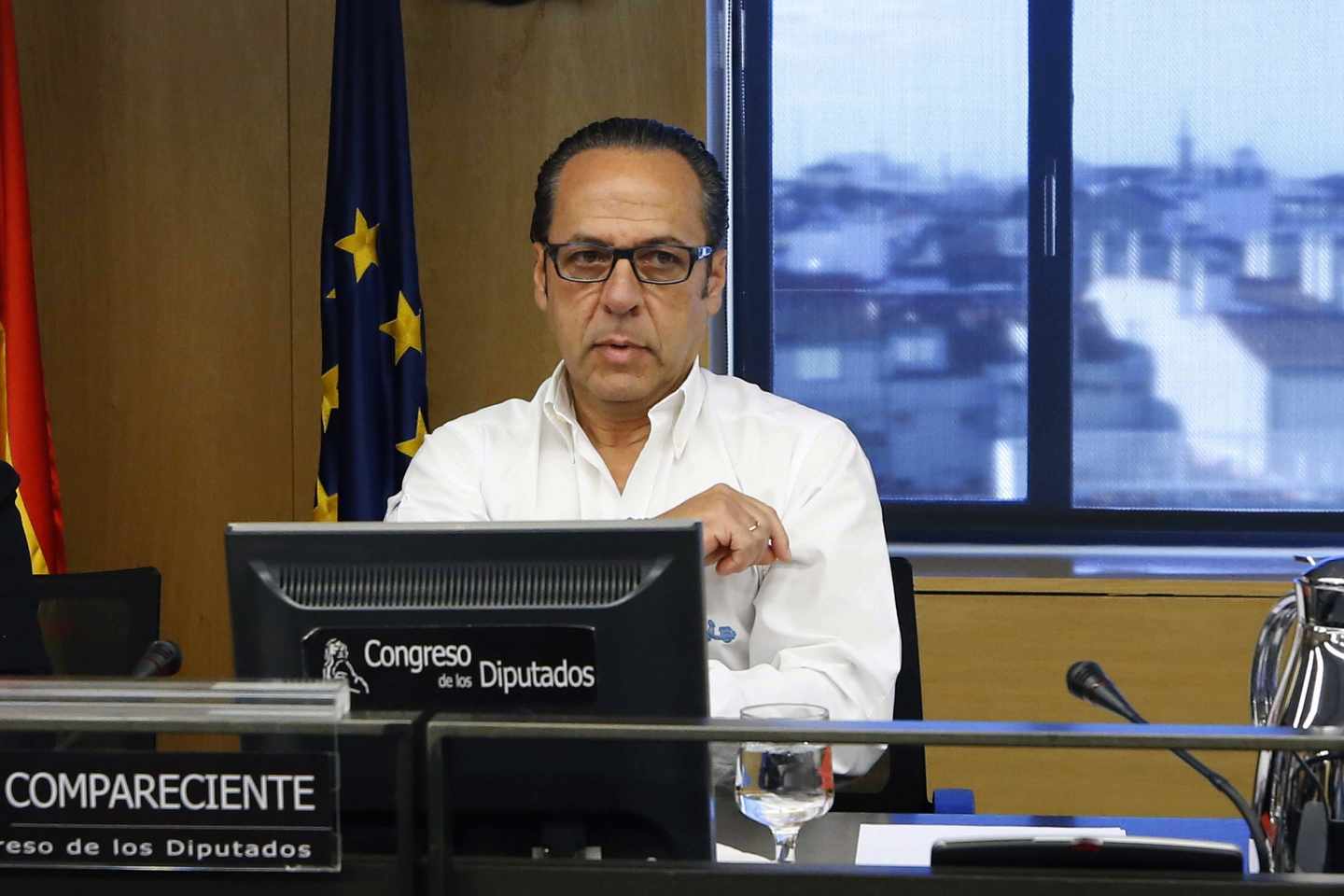 Álvaro Pérez ,'El Bigotes', en el Congreso de los Diputados.