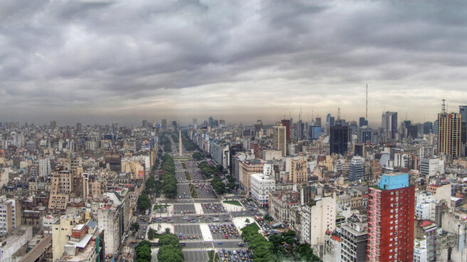 Avenida 9 de julio de Buenos Aires, la más ancha del mundo.