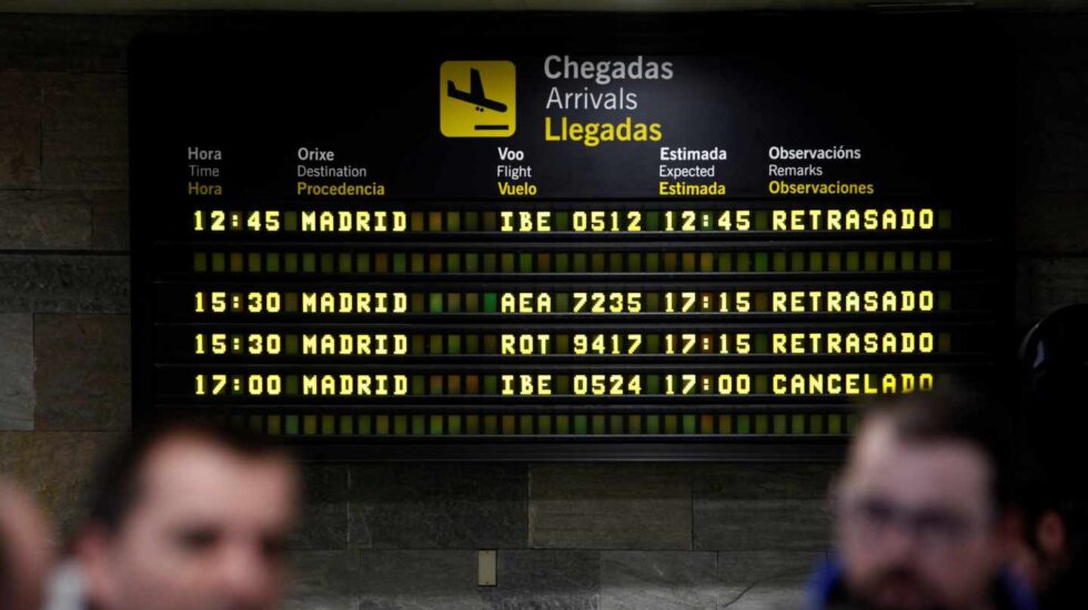 Retrasos y cancelaciones en el aeropuerto de Barajas.