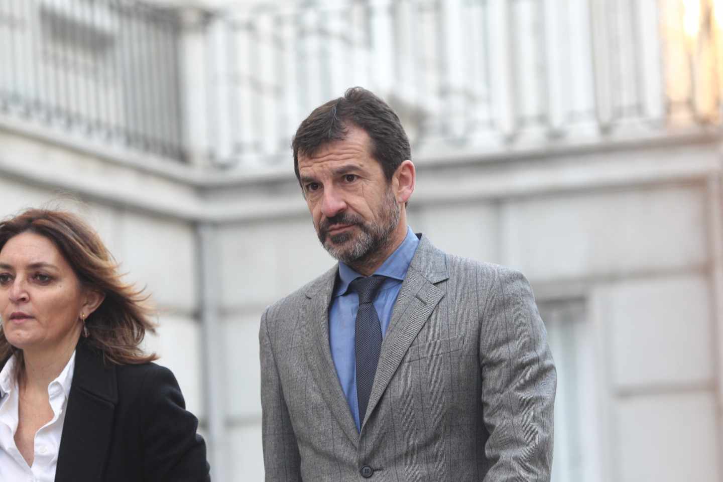 Ferran López, jefe de los Mossos, llega al Tribunal Supremo.