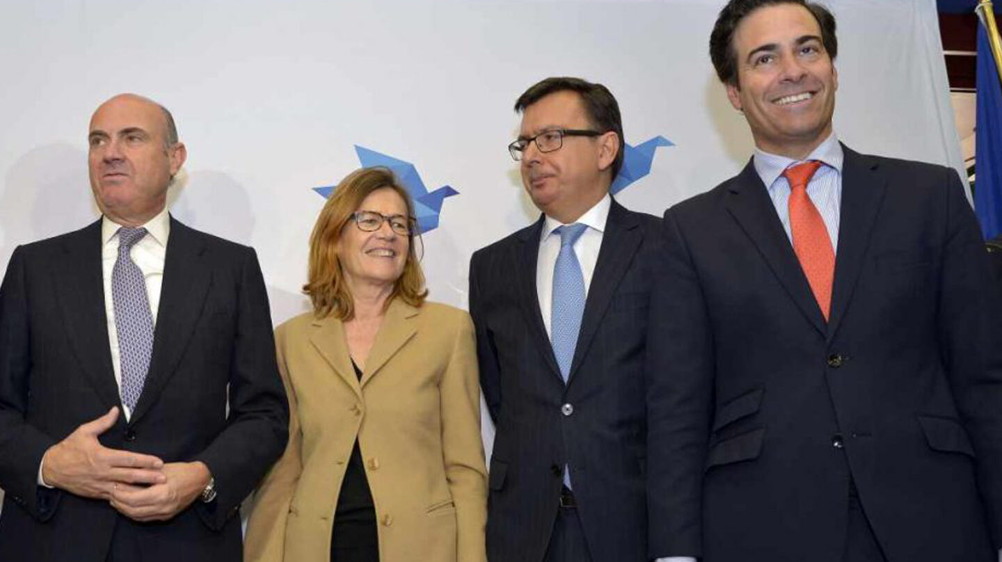 Guindos, Beristain, Escolano y Zalba.