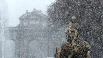 Cuando los madrileños esquiaron en el Parque del Oeste: las nevadas que puede superar Filomena