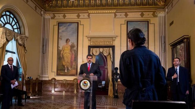 Maduro-Palacio de Miraflores Maduro en el Palacio de Miraflores.