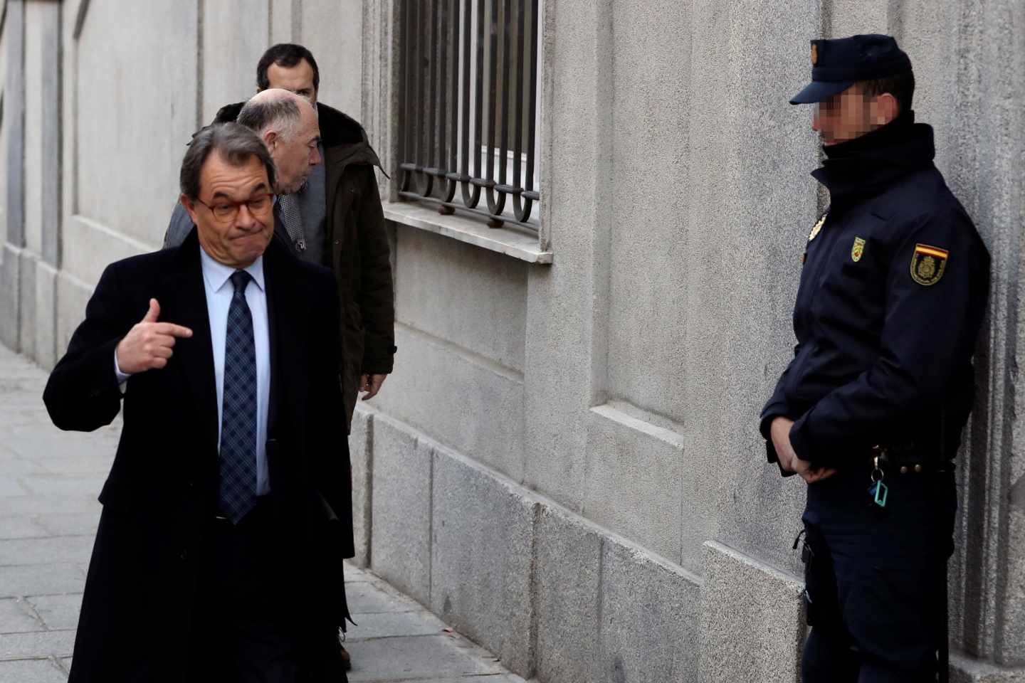 Artur Mas entra en el Tribunal Supremo.