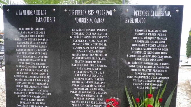 Monolito en memoria de las víctimas de la represión franquista. Monolito en memoria de las víctimas de la represión franquista.
