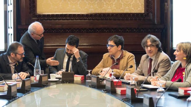 Reunión de la Mesa del Parlament.