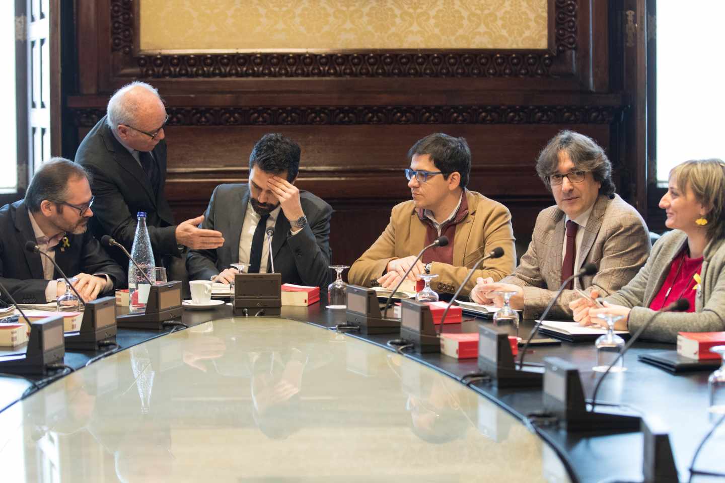 Reunión de la Mesa del Parlament.