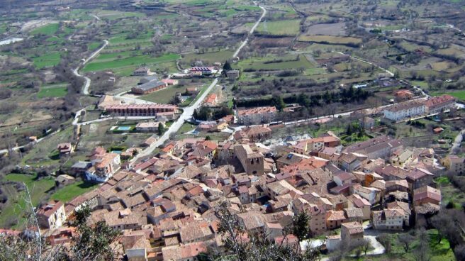 Poza de la Sal, en la Bureba, la localidad natal de Félix Rodríguez de la Fuente.