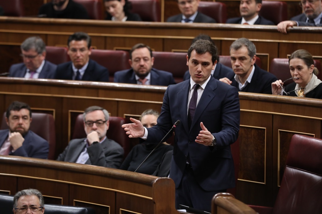 Albert Rivera, en una intervención en el Congreso.