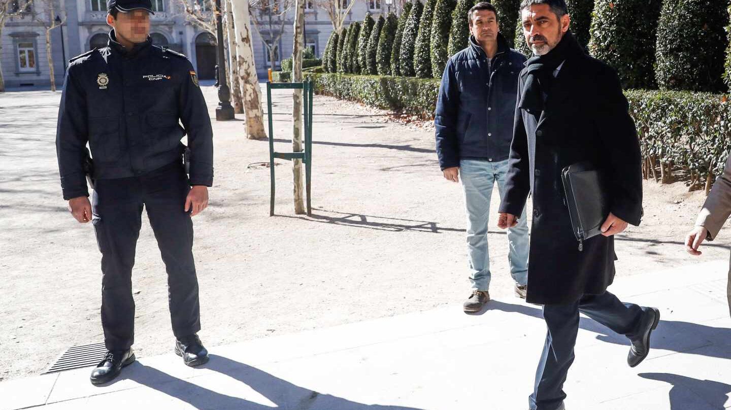 Josep Lluis Trapero abandona la Audiencia Nacional.