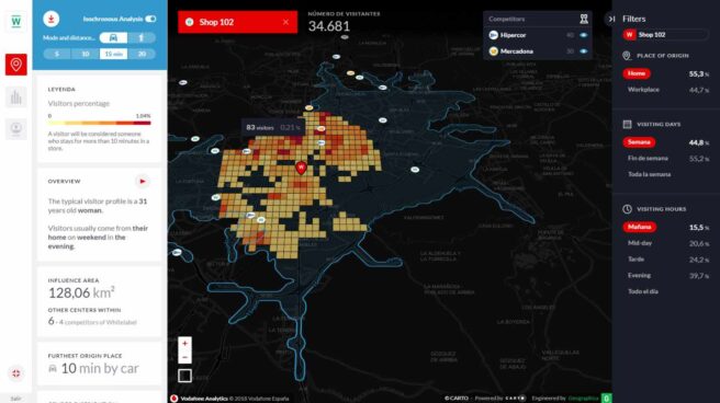 Vodafone entra en el negocio del ‘big data’: explotará sus datos para otras empresas