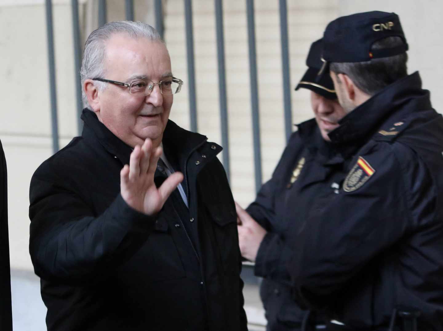 Antonio Fernández, consejero de Empleo entre 2004 y 2010, llegando a la Audiencia de Sevilla.