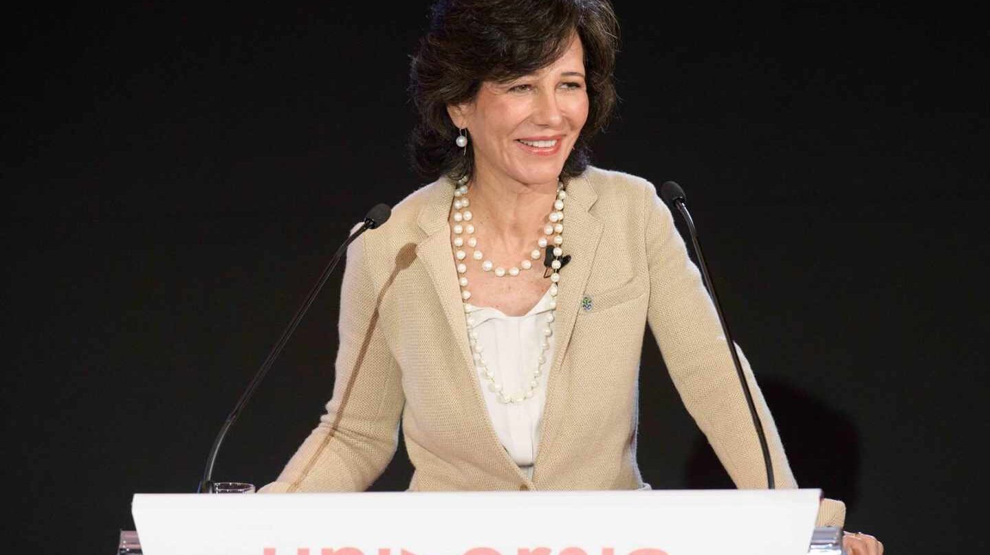 Ana Botín, presidenta de Santander.